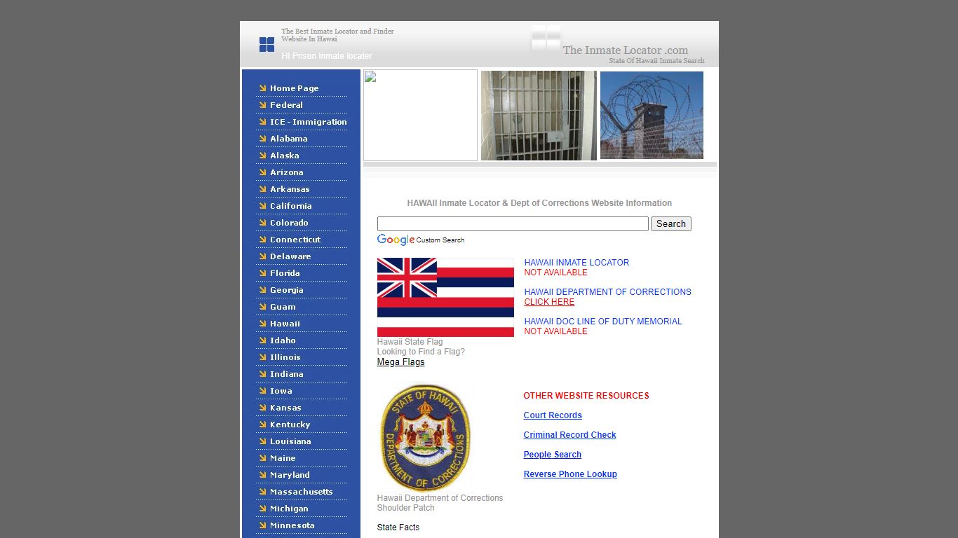 Hawaii DOC & Inmate Locator, find inmates Hawaii ...